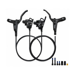 TANKE TBR1 flat-mount hydraulic disc brake lever and caliper set for flat-bar road bikes