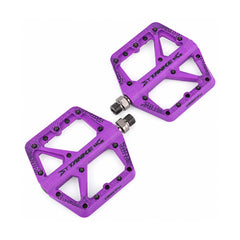 TANKE TP60 nylon mountain bike pedals in black, orange, blue, purple, green, grey and red