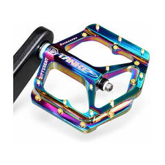 TANKE TP-50 CNC aluminium mountain bike pedals in eight colour options