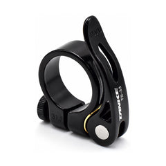 TANKE aluminium seatpost clamps in Oil Slick and Black finishes