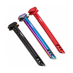TANKE aluminium seatpost in Black, Red and Oil Slick finishes
