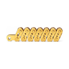 TANKE S1 single-speed chain in silver, gold and oil slick finishes